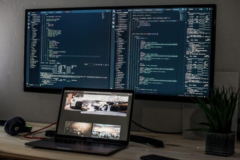 laptop coding screens
