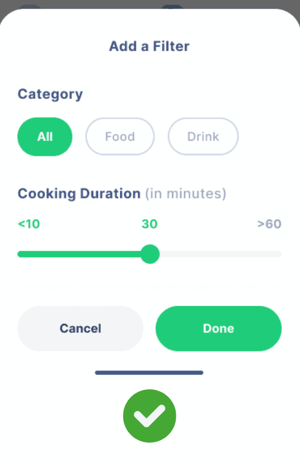 Good example of buttons in UI design