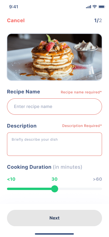 Good example of error prevention and feedback in UI design