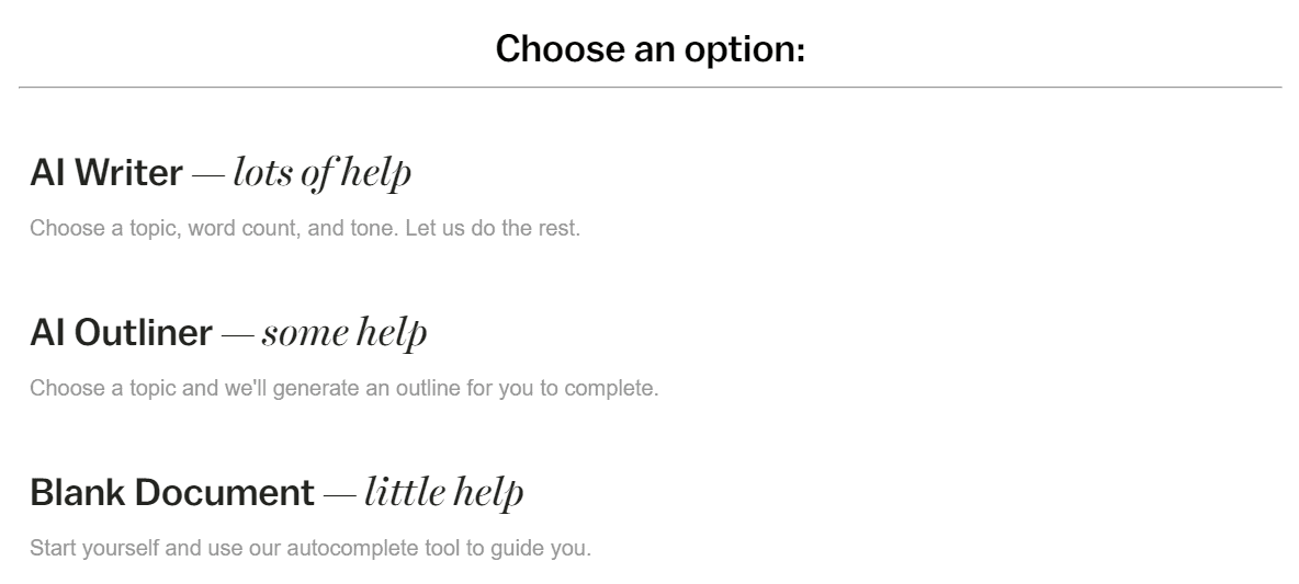 the good ai generator options