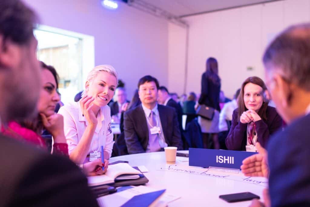 friends, family, and professionals networking at event