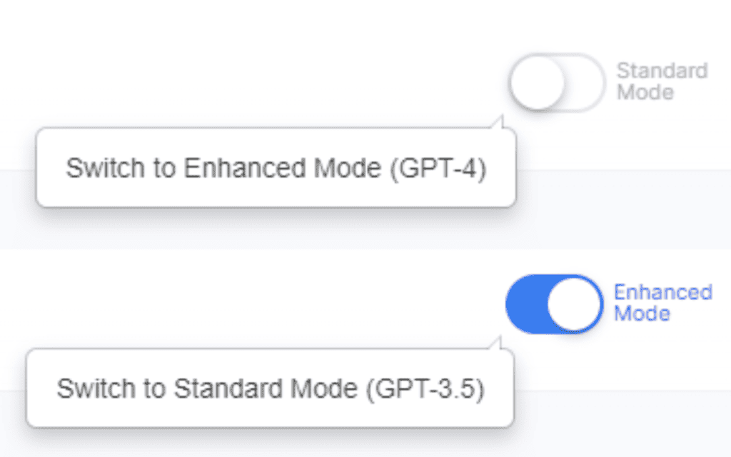 WordHero GPT-4 model AI writing toggle
