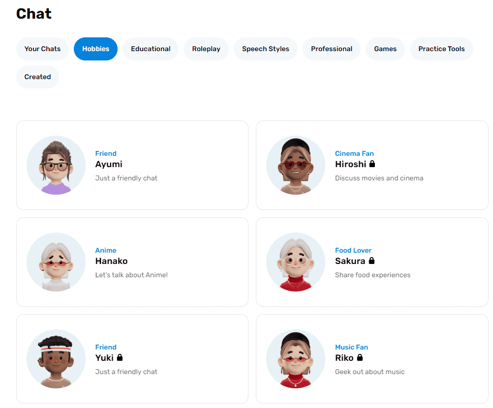 Selecting a chatbot