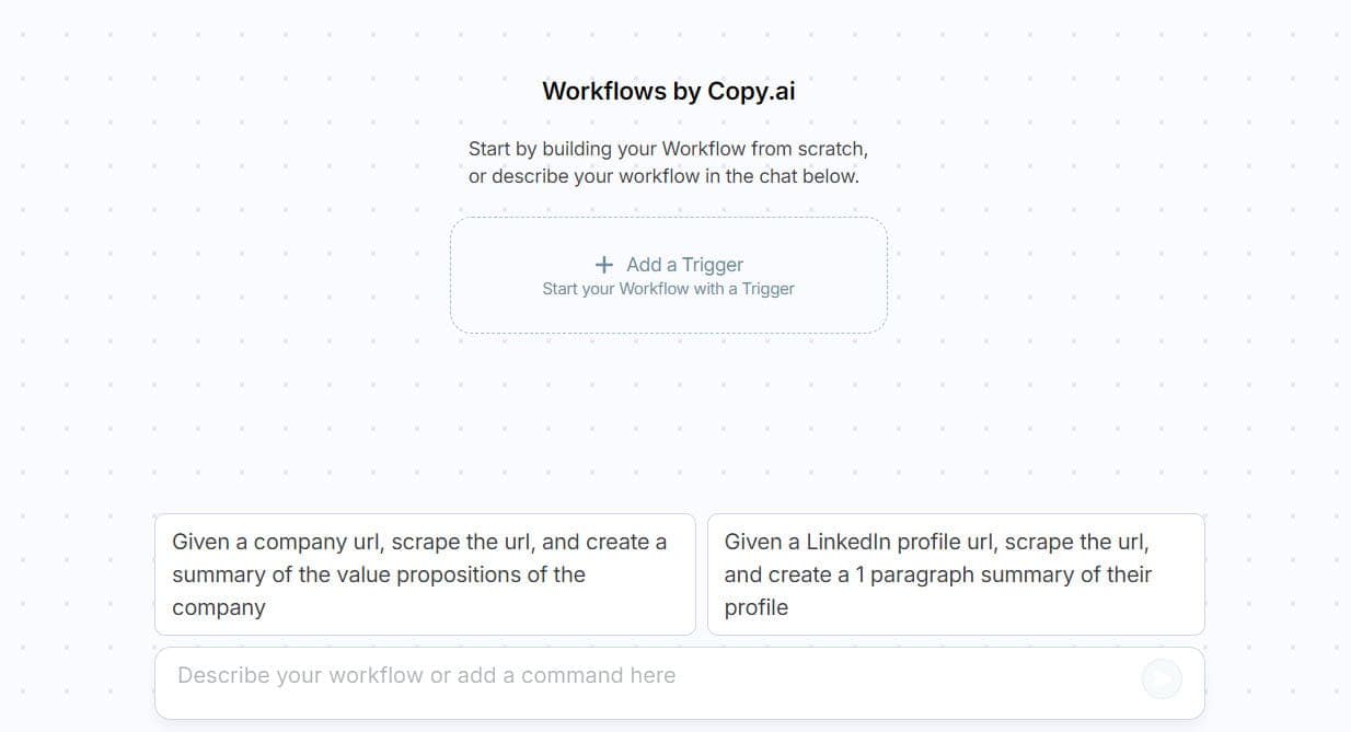 copy ai automation features