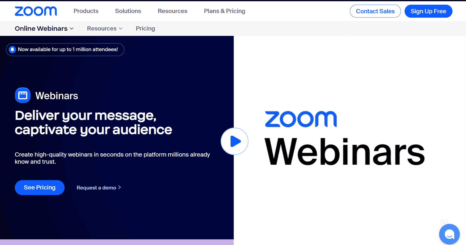 zoom webinars homepage