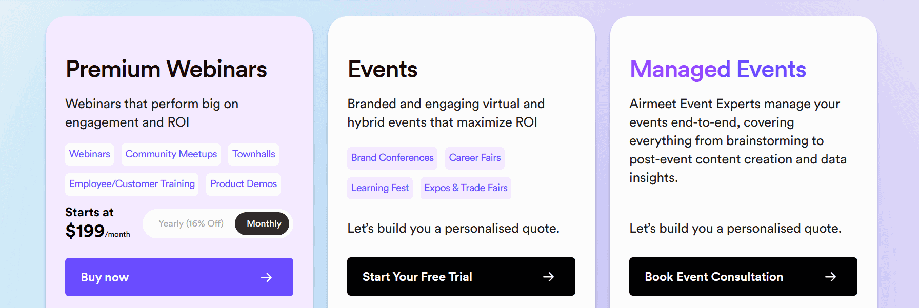 airmeet pricing