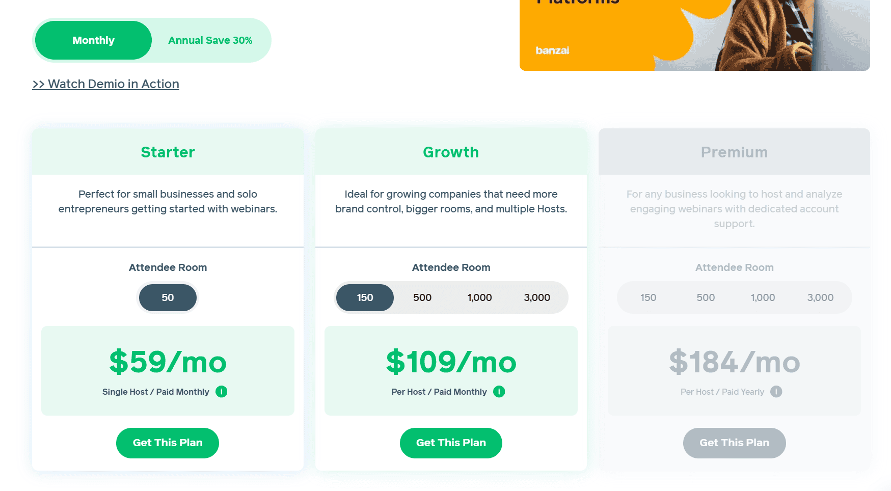 demio pricing
