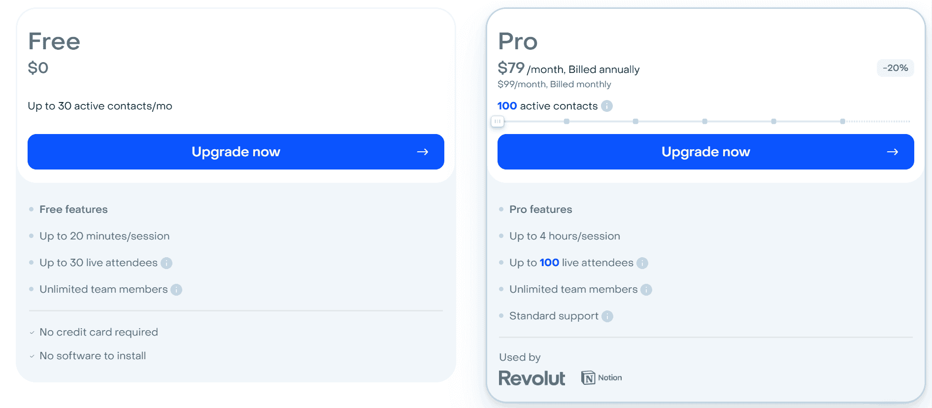 Livestorm pricing