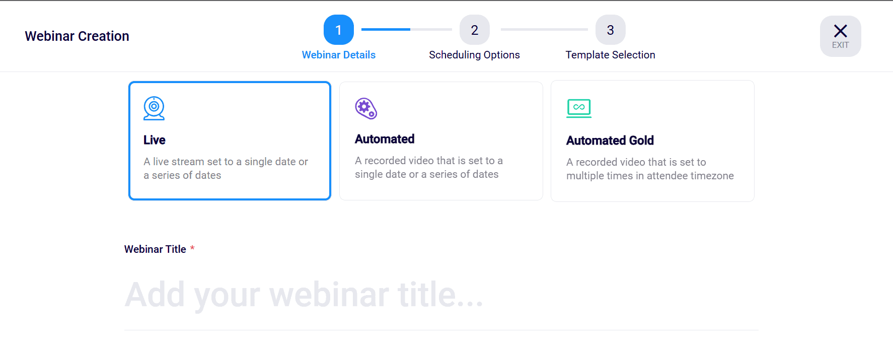 easywebinar webinar creation process