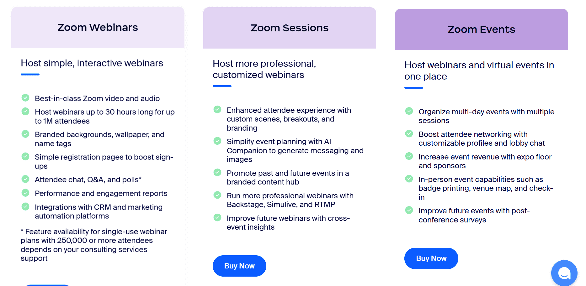 zoom webinars pricing