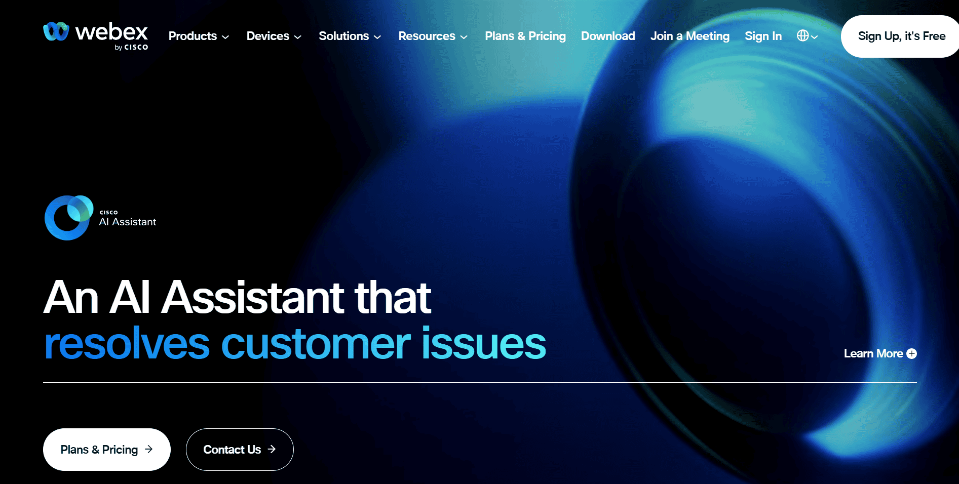 webex home page