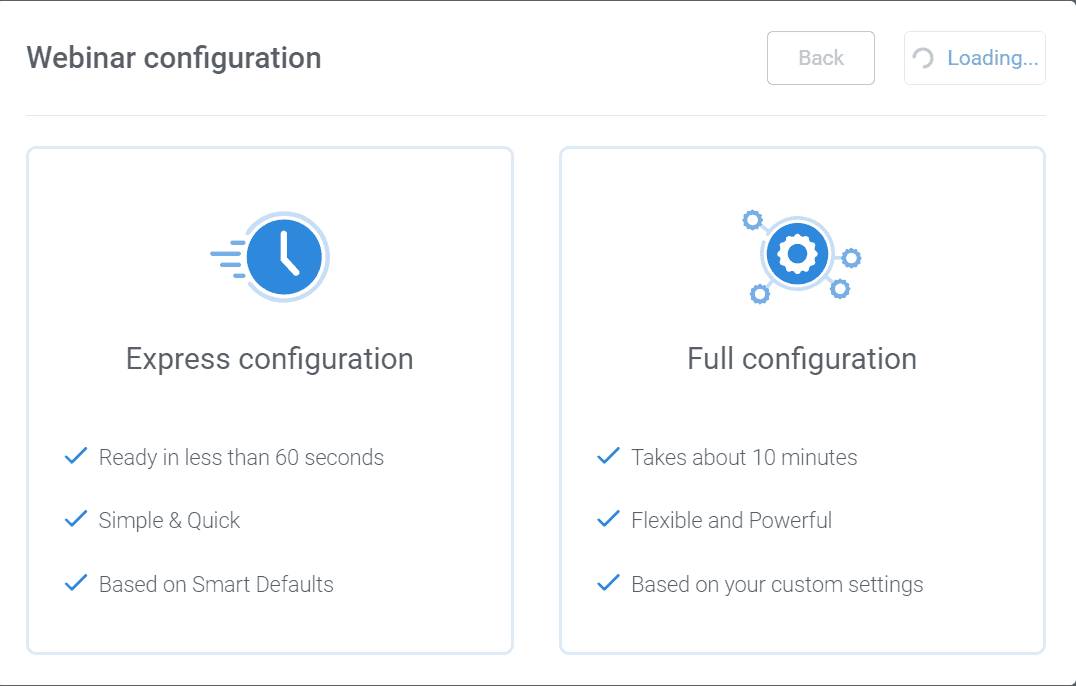 webinarjam webinar configuration